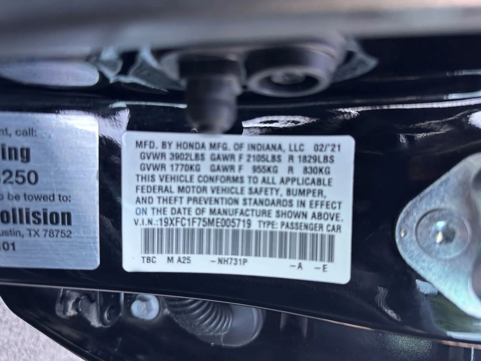 Honda Civic Sedan EX-L CVT 2021