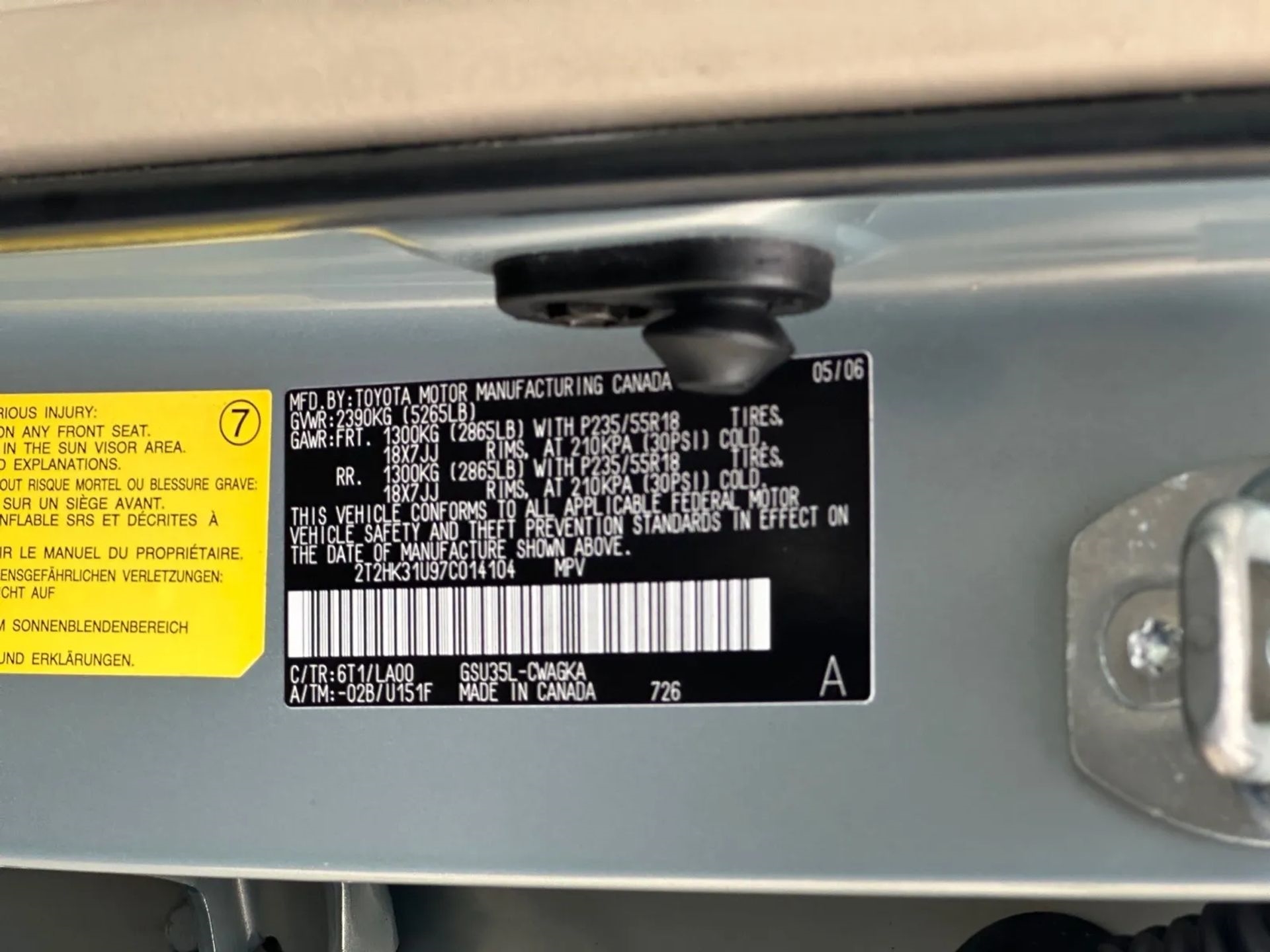 Lexus RX 350 AWD 4dr 2007