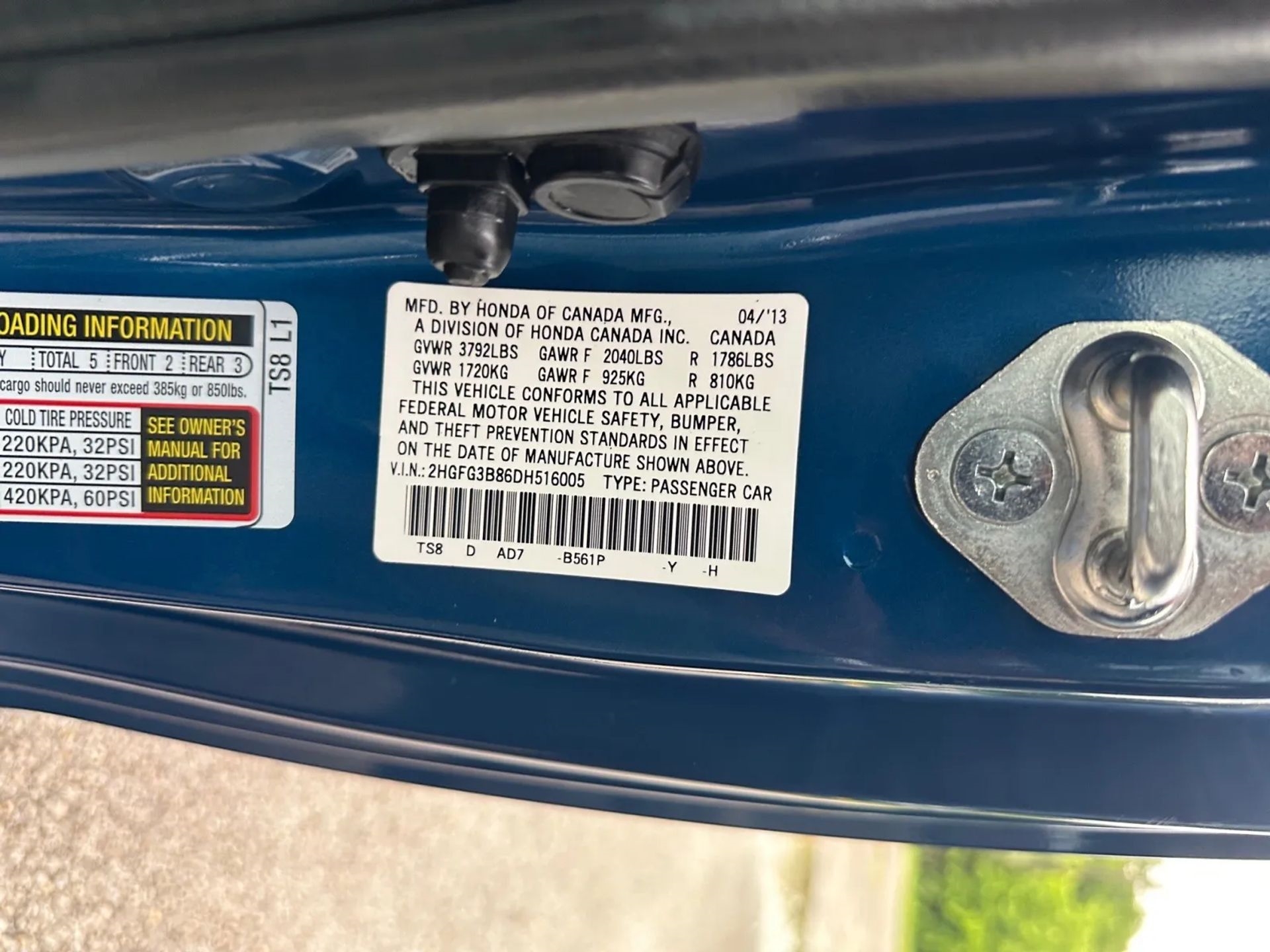 Honda Civic Cpe 2dr Auto EX 2013