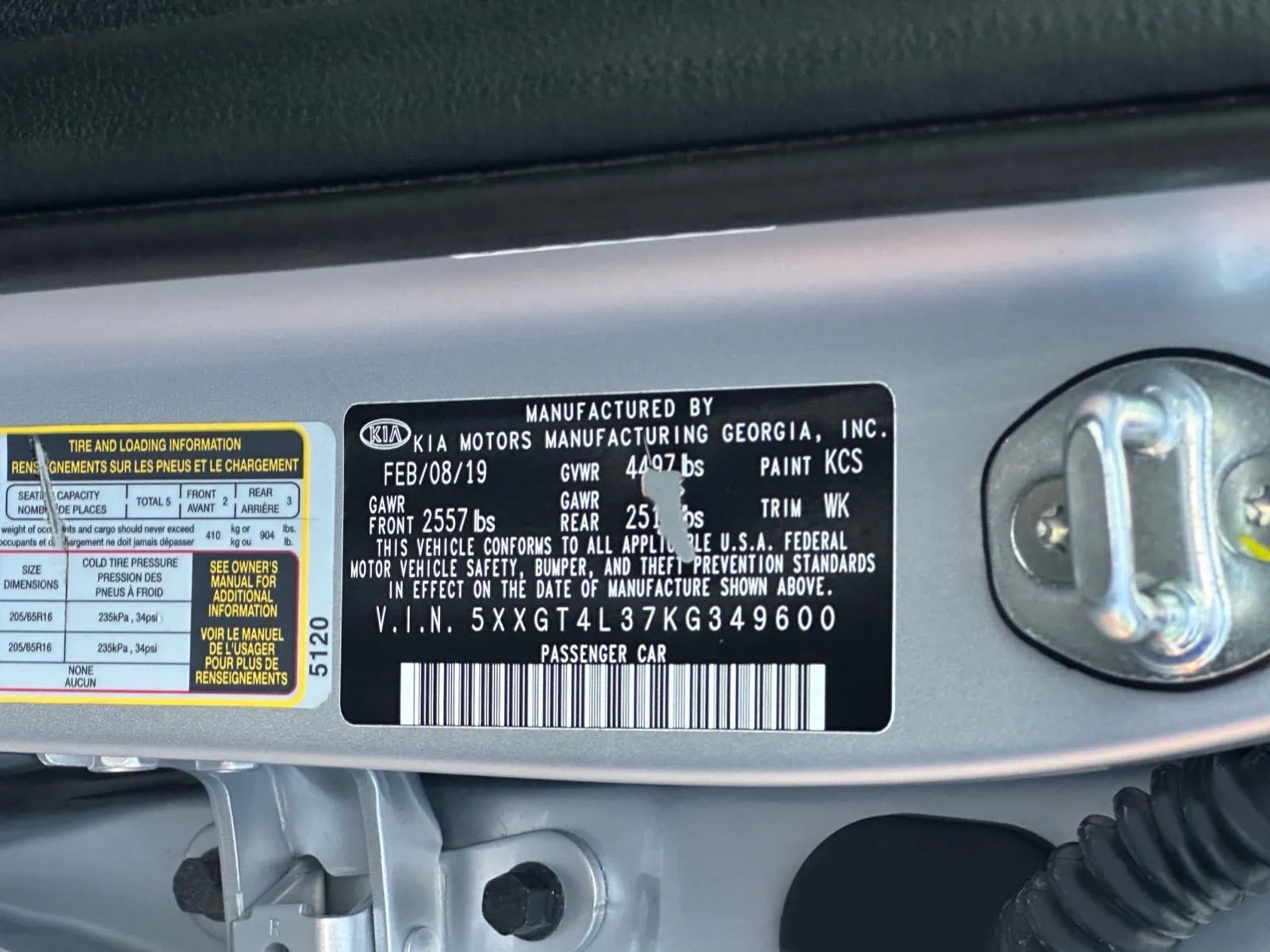 Kia Optima LX Auto 2019