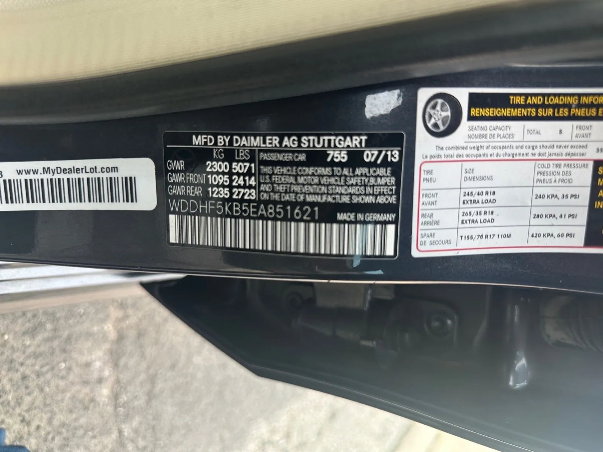 Mercedes-Benz E-Class 4dr Sdn E 350 Sport RWD 2014
