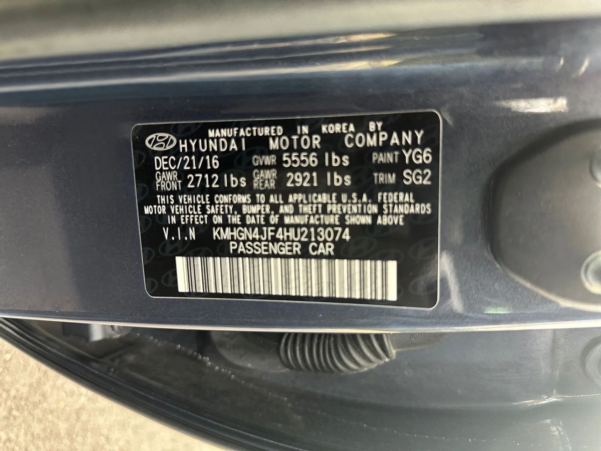 Genesis G80 5.0L Ultimate RWD 2017