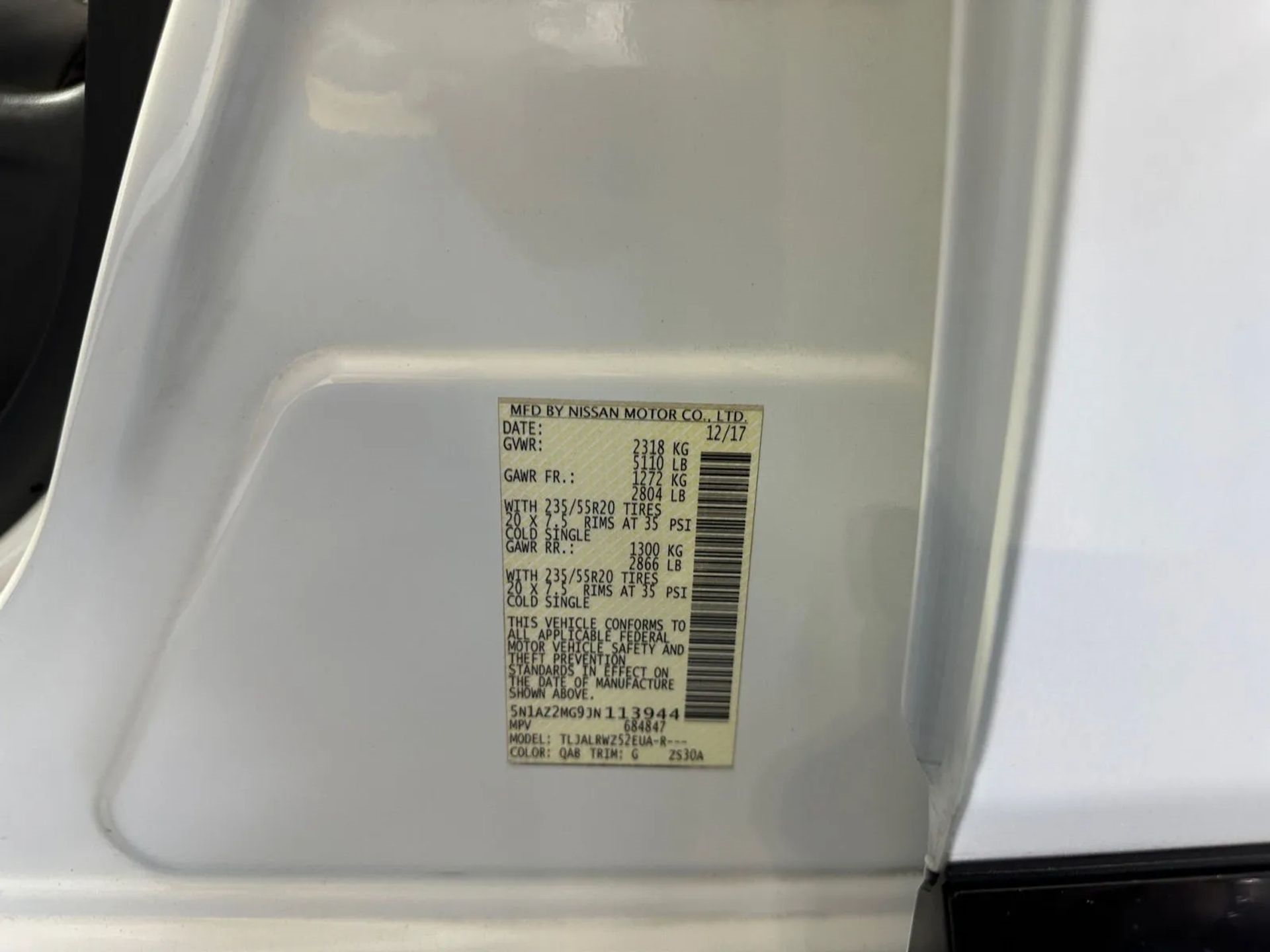 Nissan Murano FWD SL 2018