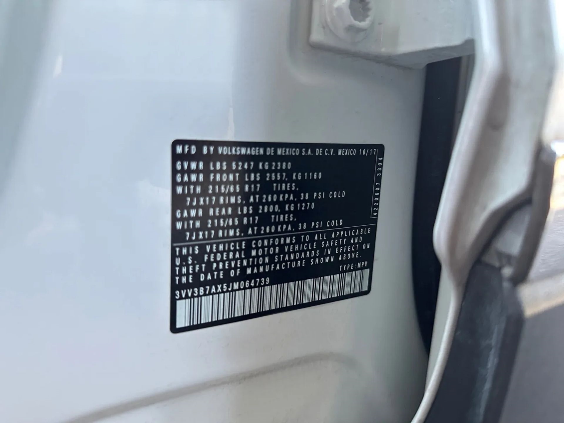 Volkswagen Tiguan 2.0T SEL FWD 2018