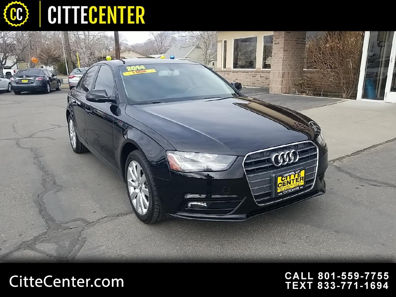 Audi A4 4dr Sdn CVT FrontTrak 2.0T Premium 2014