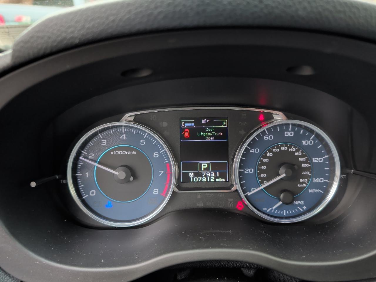 Subaru Crosstrek 2.0i Limited PZEV CVT 2017