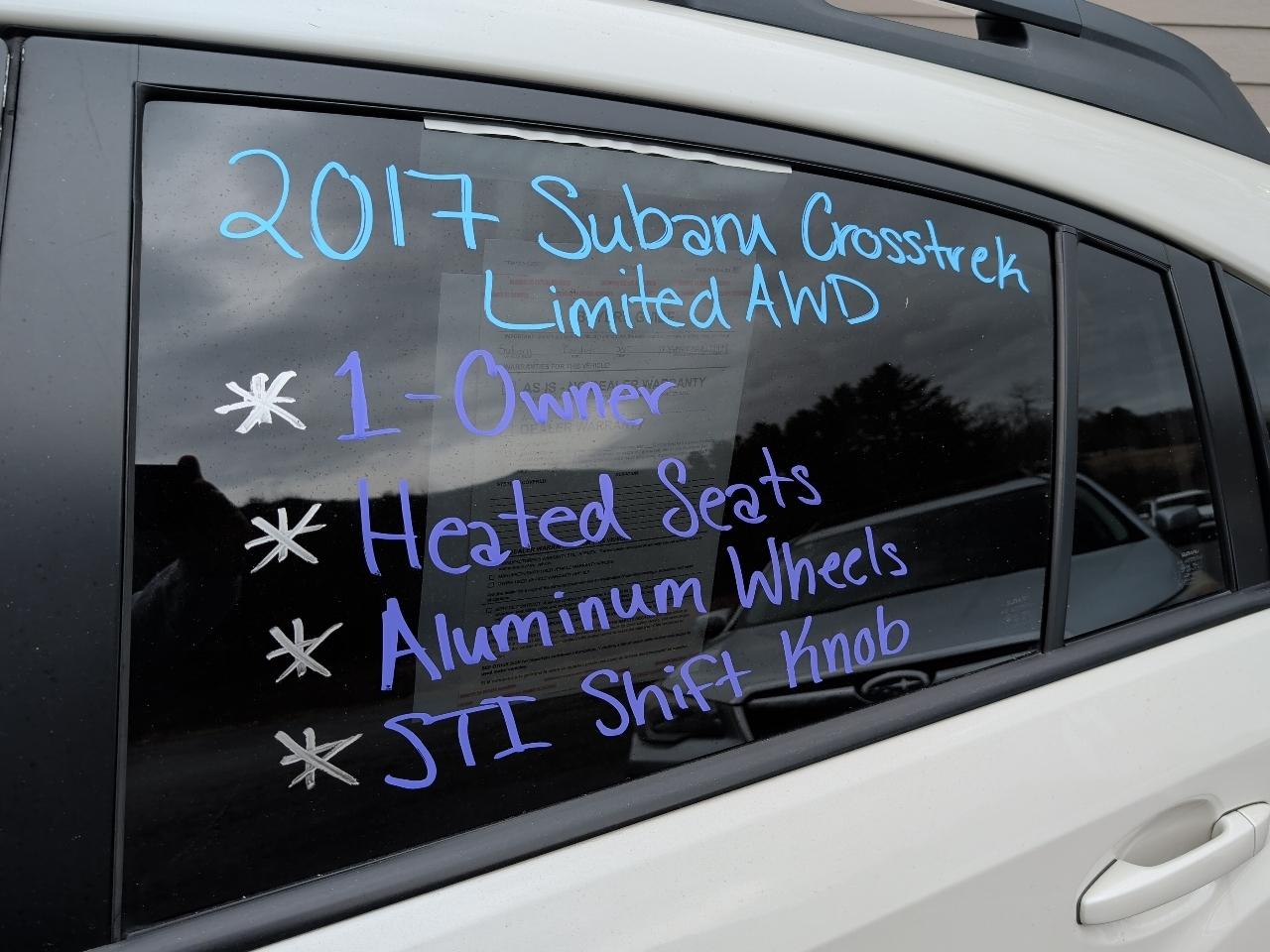 Subaru Crosstrek 2.0i Limited PZEV CVT 2017