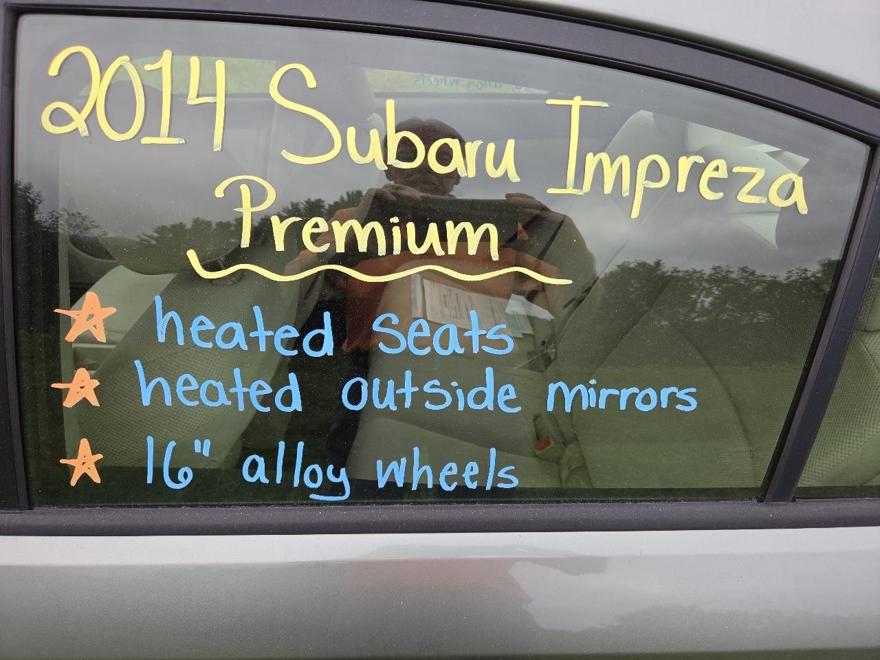 Subaru Impreza 2.0i Premium 4-Door w/All Weather Package 2014