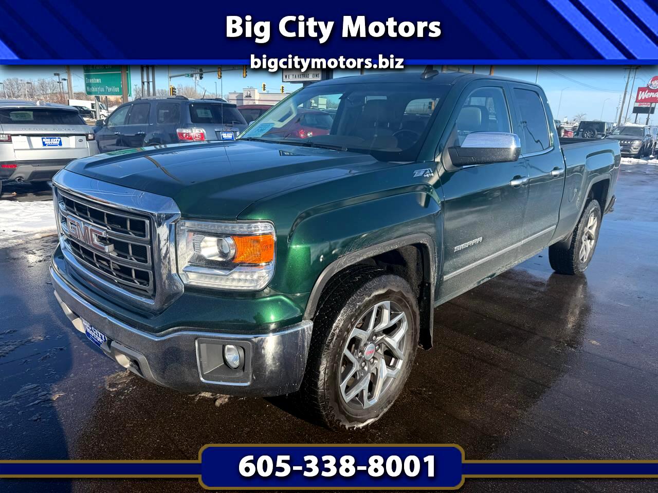 GMC Sierra 1500 4WD Double Cab 143.5" SLT 2015