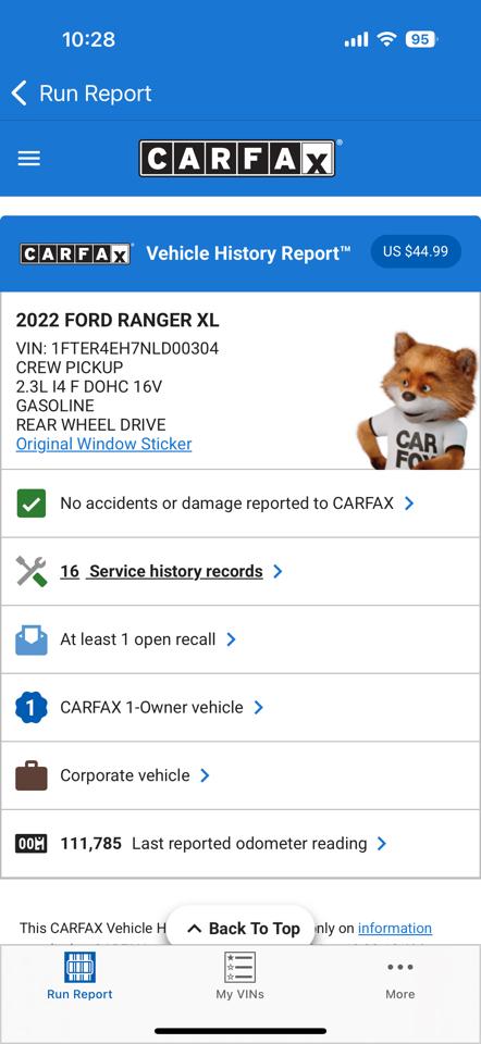Ford Ranger XL 2WD 2022