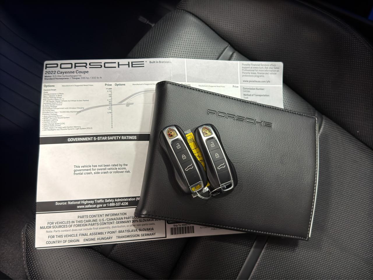 Porsche Cayenne Coupe AWD 2022