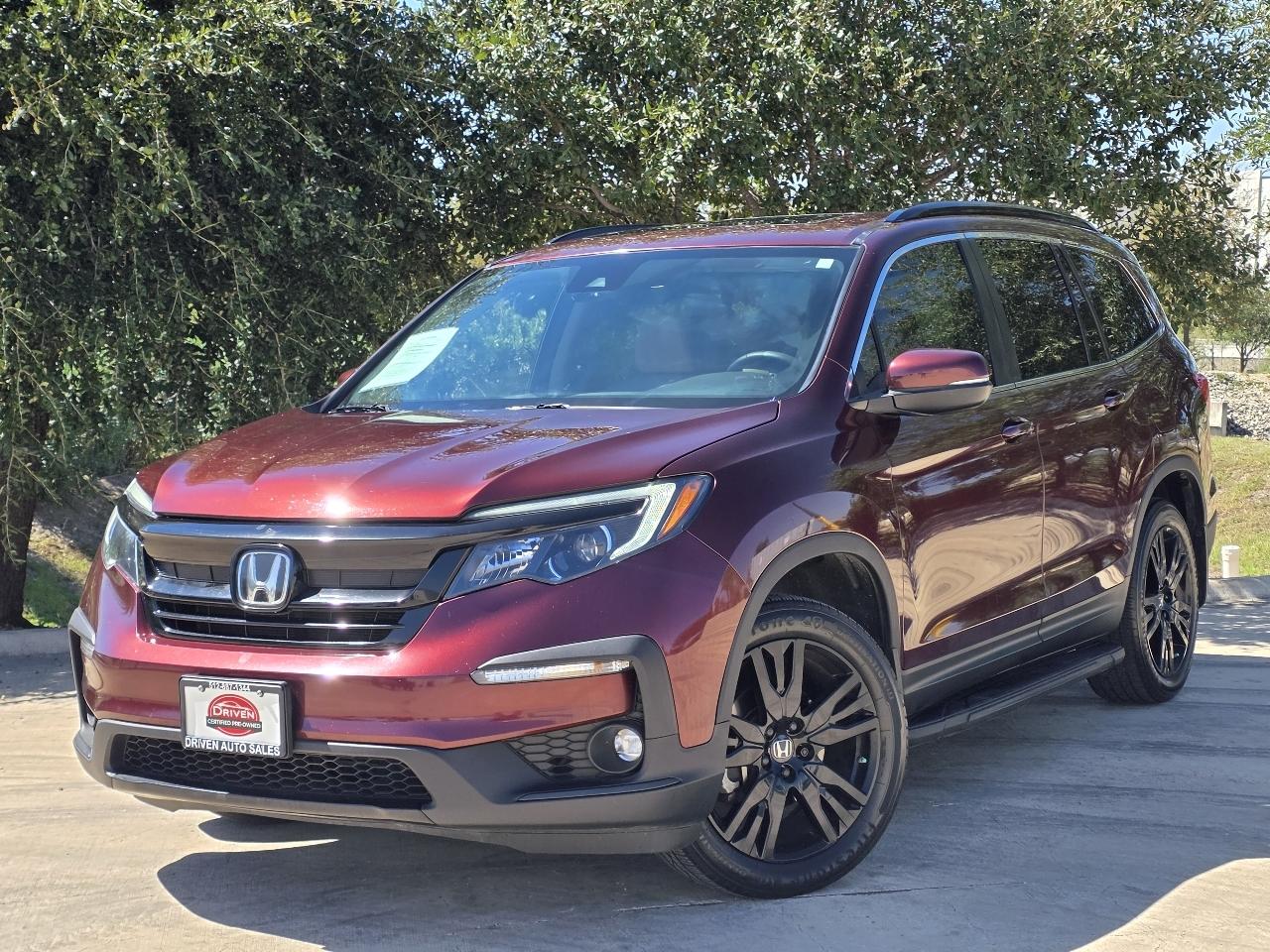 Red (Deep Scarlet Pearl) 2022 Honda Pilot SUV / Crossover All-Wheel Drive Automatic
