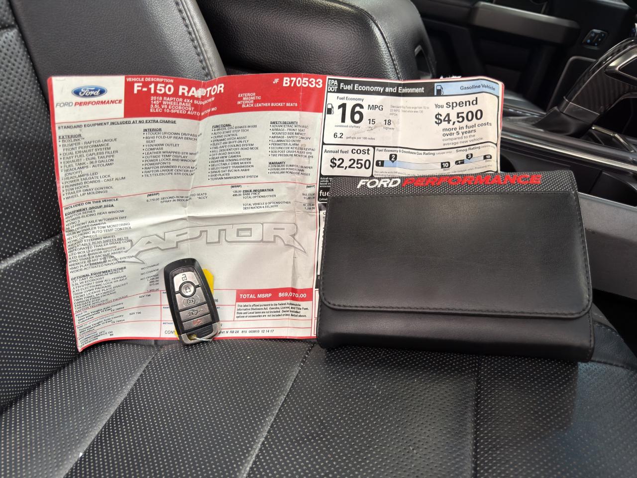 Ford F-150 Raptor 4WD SuperCrew 5.5' Box 2018