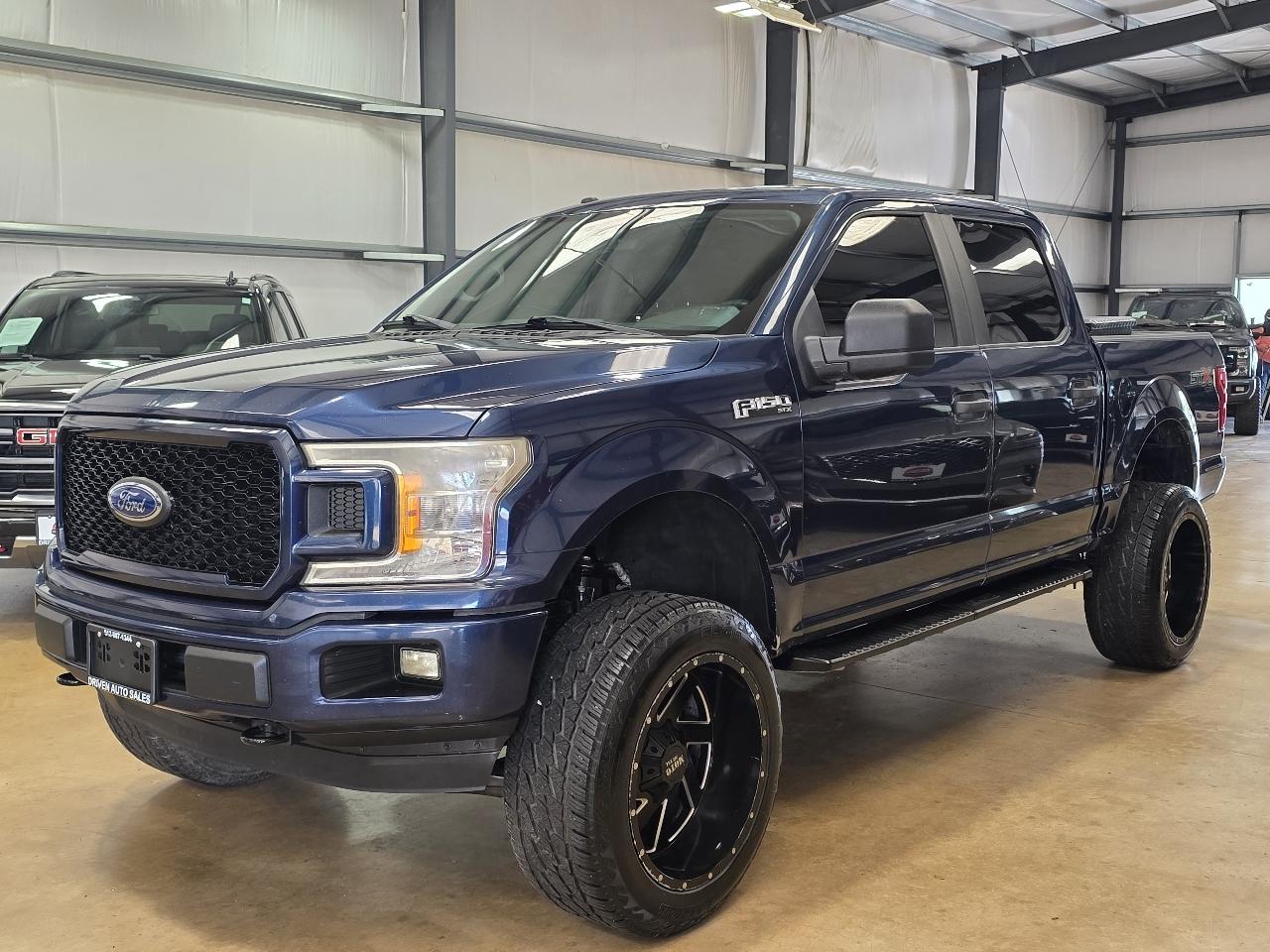 Blue Jeans Metallic 2018 Ford F-150 Pickup Truck Four-Wheel Drive Automatic