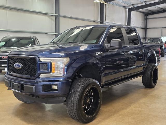 Blue Jeans Metallic 2018 Ford F-150 Pickup Truck Four-Wheel Drive Automatic