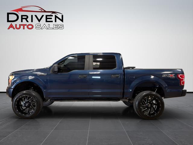 Blue Jeans Metallic 2018 Ford F-150 Pickup Truck Four-Wheel Drive Automatic