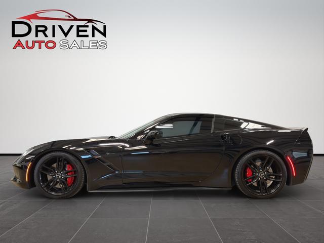 Black 2014 Chevrolet Corvette Coupe Rear-Wheel Drive 6-Speed Manual