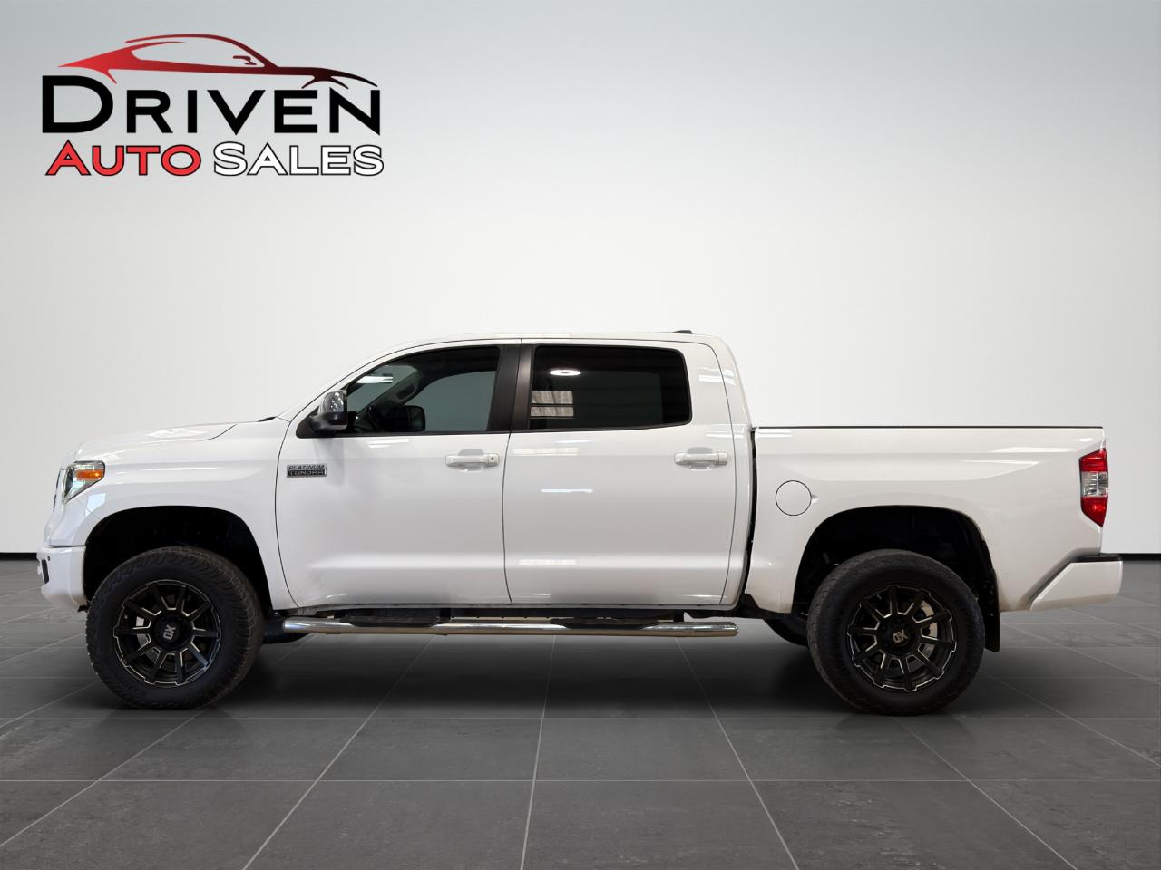 Super White 2020 Toyota Tundra Pickup Truck Four-Wheel Drive Automatic