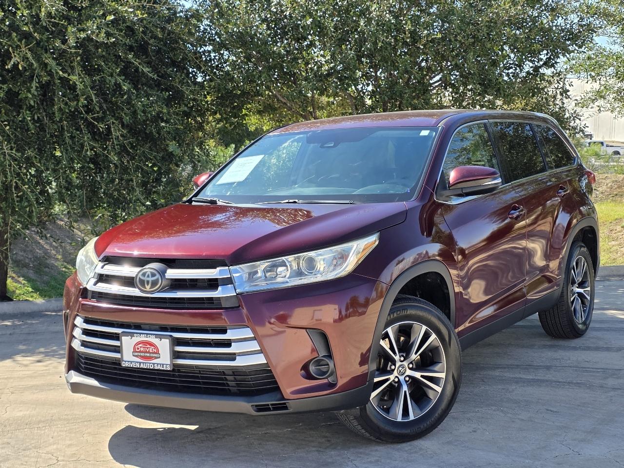 Ooh La La Rouge Mica 2019 Toyota Highlander SUV / Crossover Front-Wheel Drive Automatic