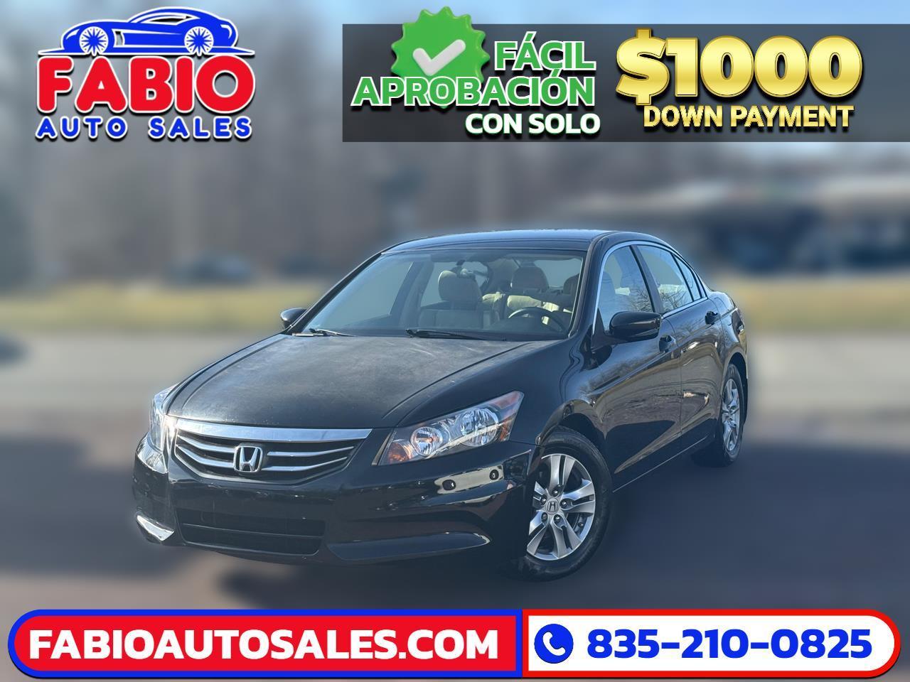 2012 Honda Accord SE Sedan AT