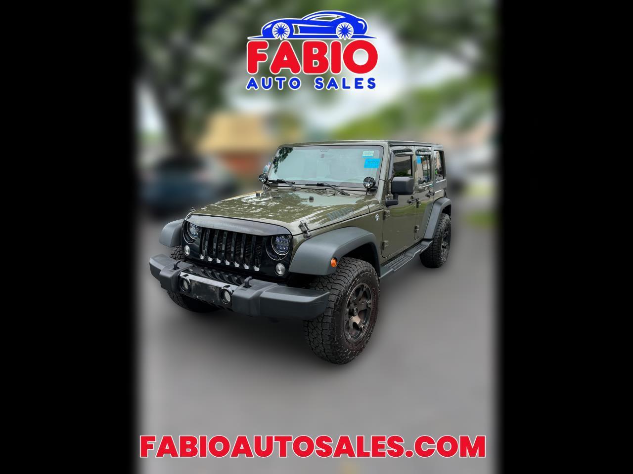 Jeep Wrangler Unlimited Willys Wheeler 4x4 2015