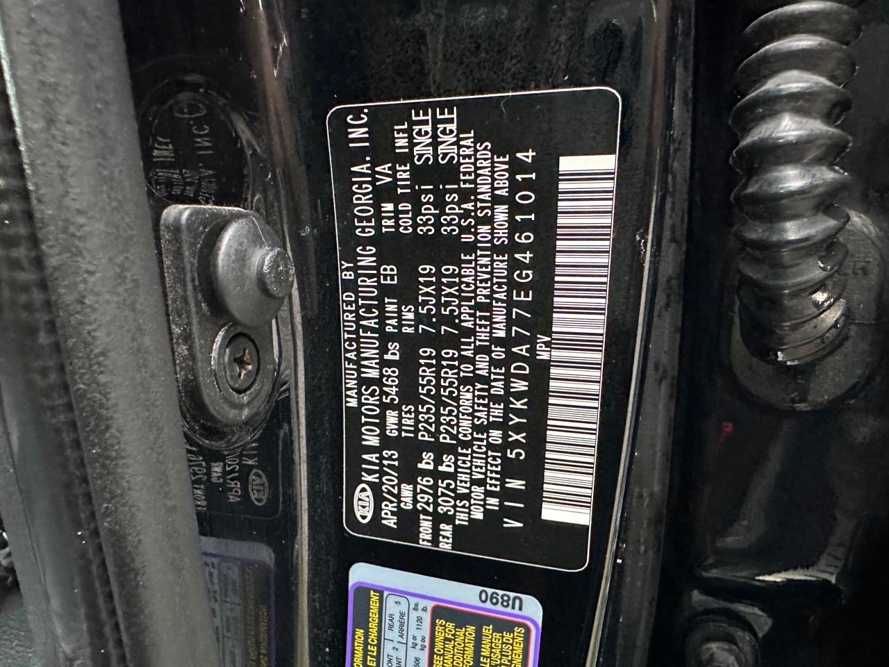 Kia Sorento  2014