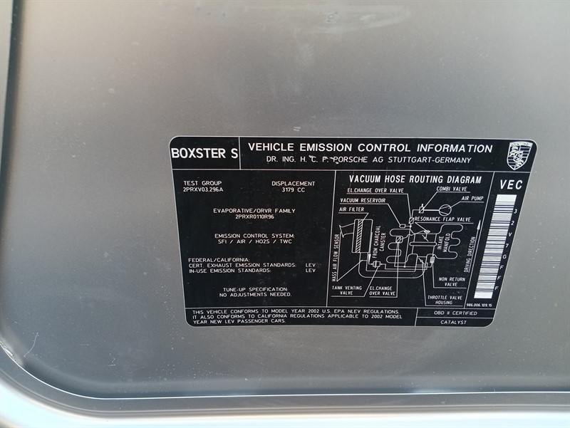 Porsche Boxster S 2002