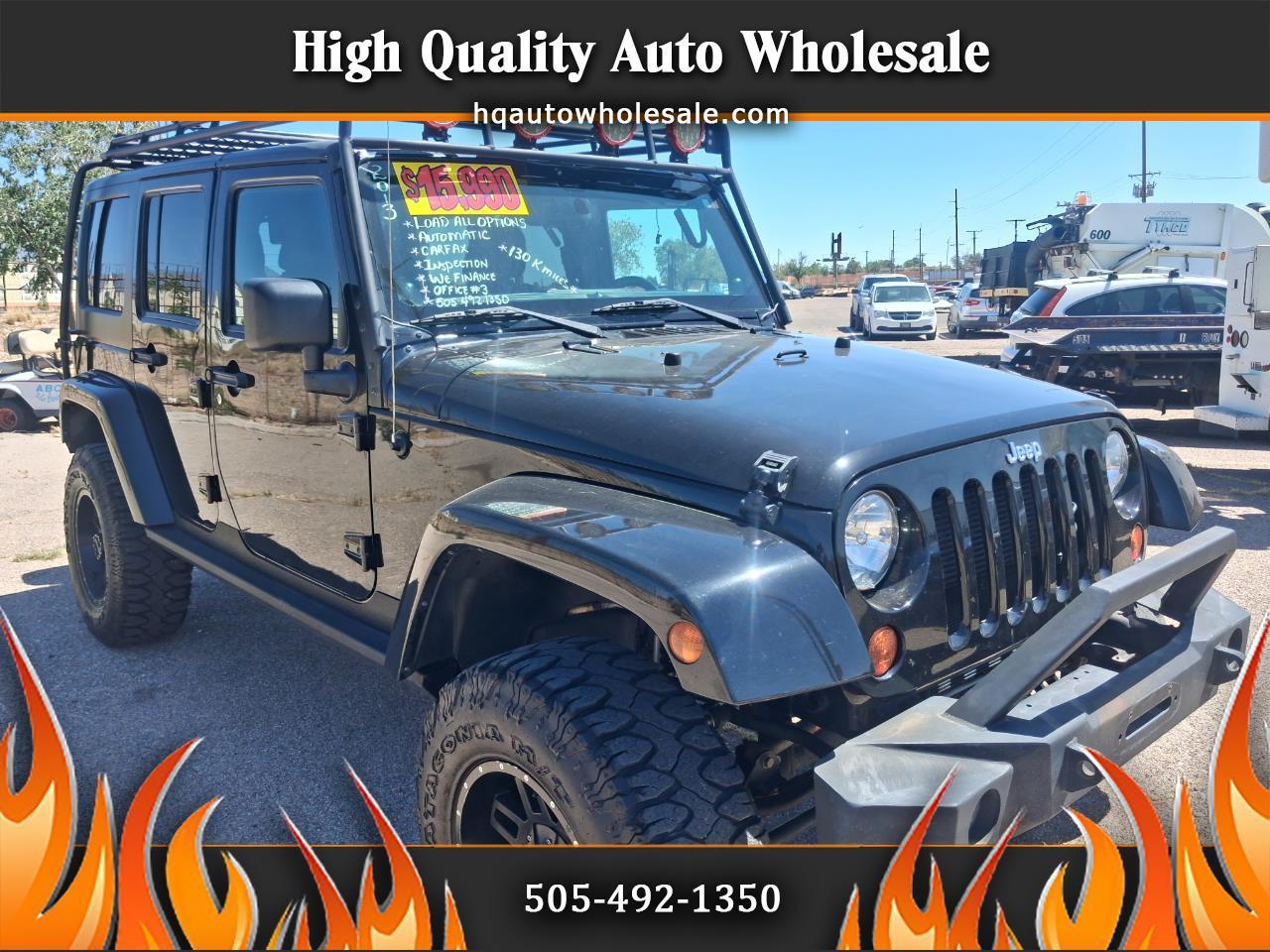 Jeep Wrangler Unlimited Sahara 4WD 2013