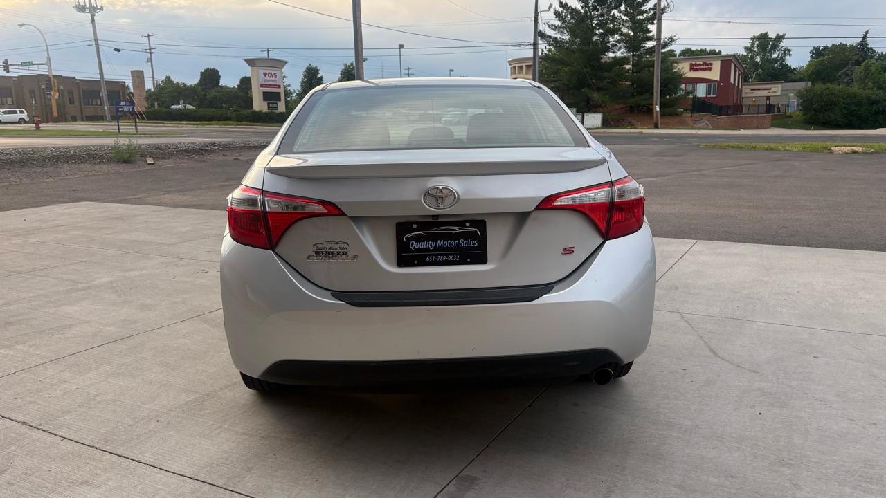 Toyota Corolla 4dr Sdn CVT S Plus (Natl) 2014