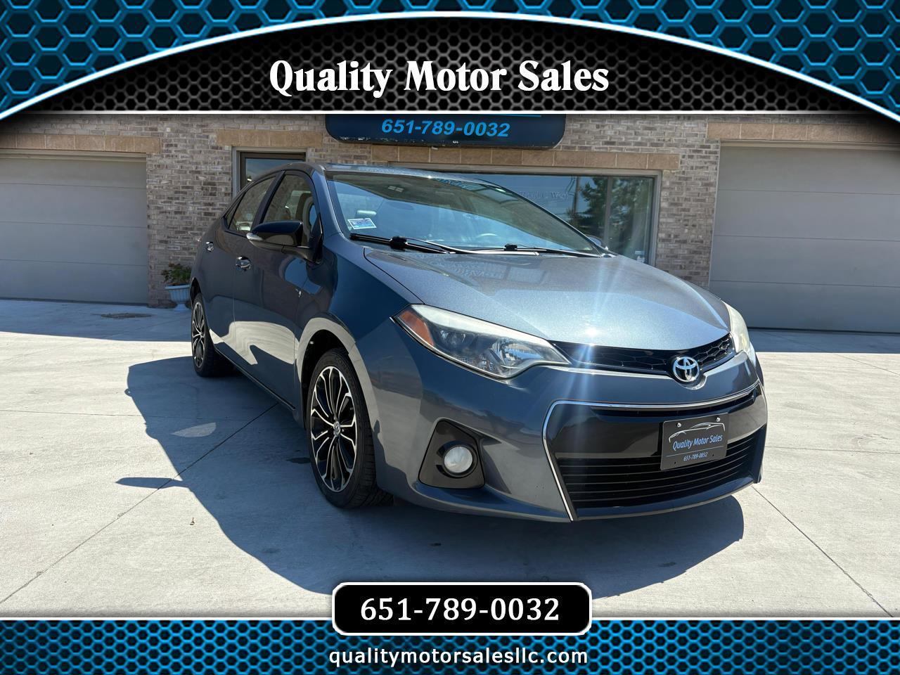 Toyota Corolla S Plus 4D Sedan 2016