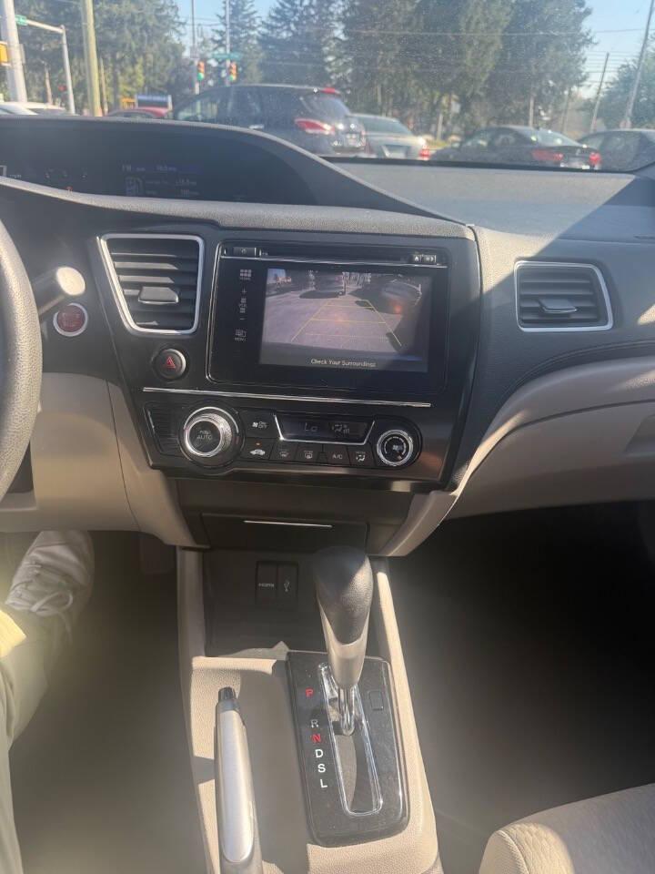 Honda Civic EX Sedan CVT 2014