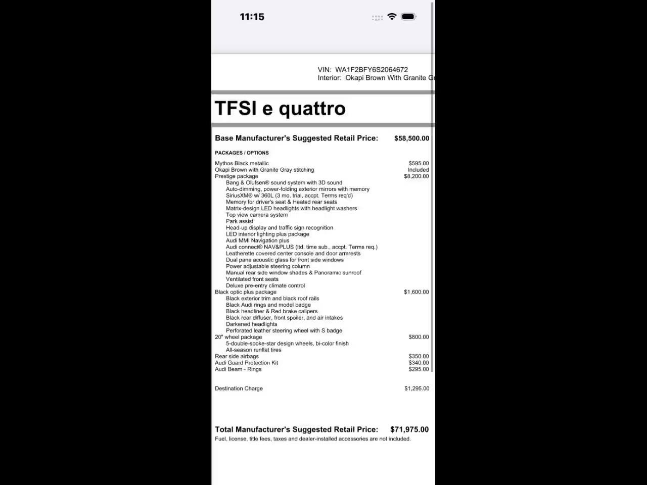 Audi Q5 S line Prestige 55 TFSI e quattro 2025