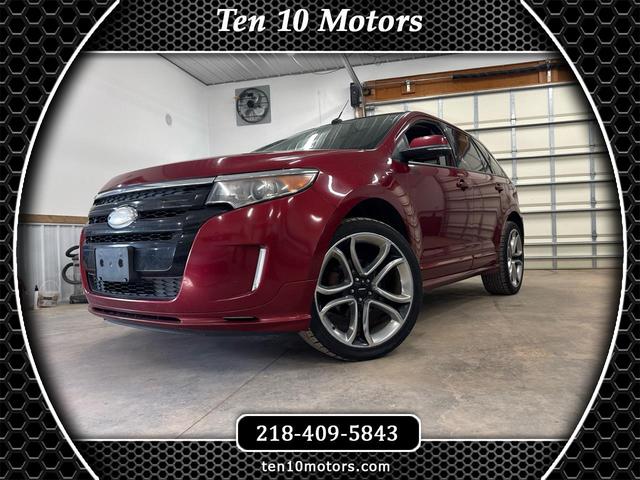 Red 2013 Ford Edge Sport AWD SUV / Crossover All-Wheel Drive