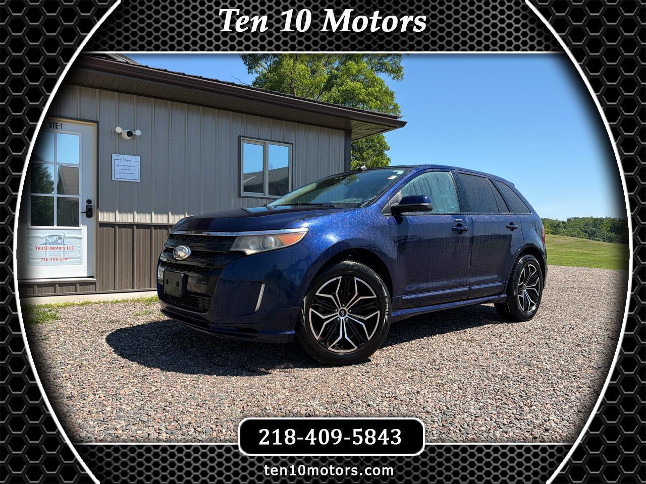 Blue 2011 Ford Edge SUV / Crossover All-Wheel Drive 