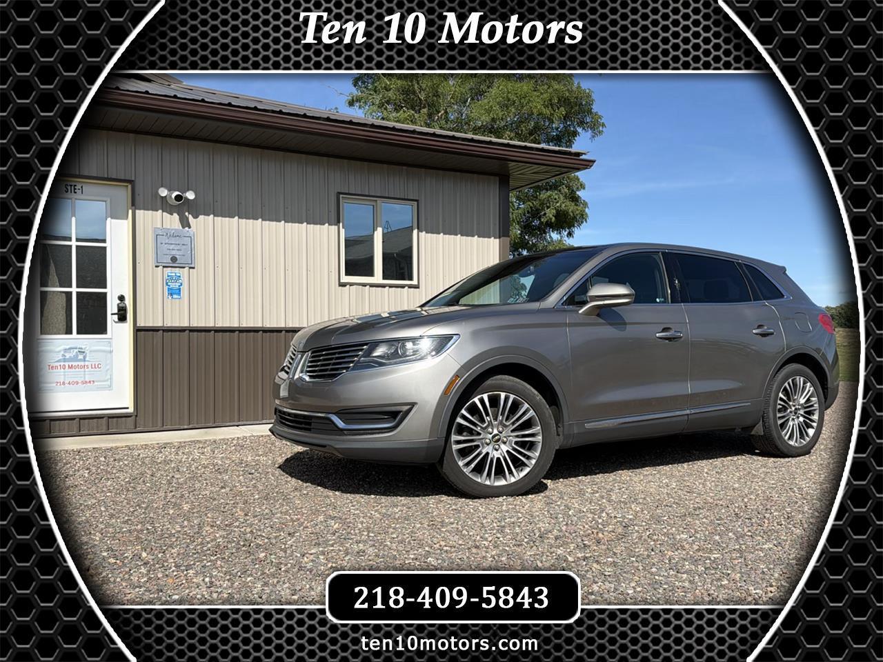 Gold 2016 Lincoln MKX SUV / Crossover All-Wheel Drive 6-Speed Automatic
