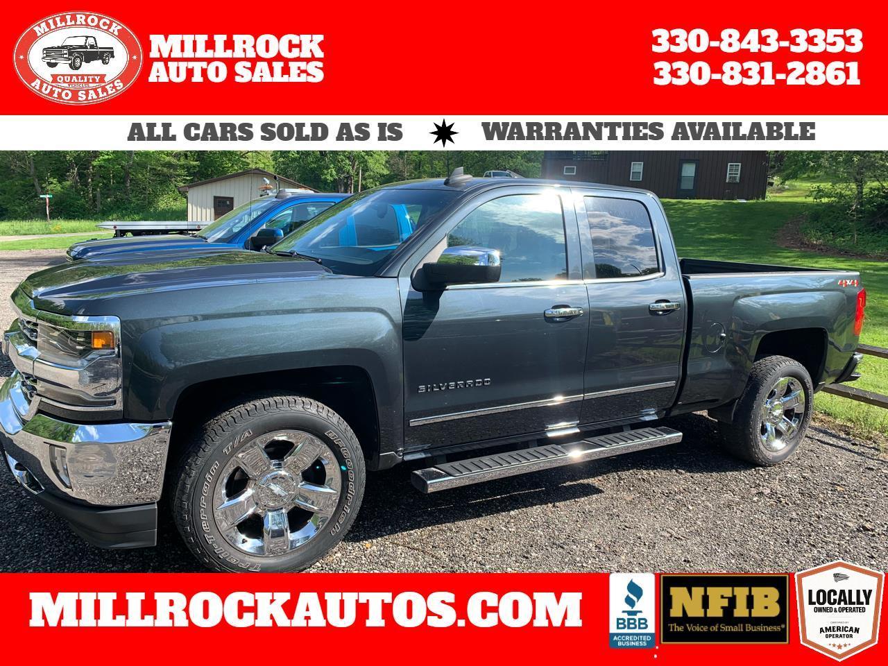 2018 Chevrolet Silverado 1500 LTZ Double Cab Short Box 4WD