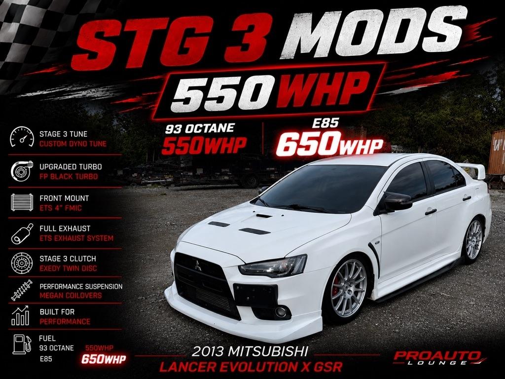 Mitsubishi Lancer Evolution GSR 2013