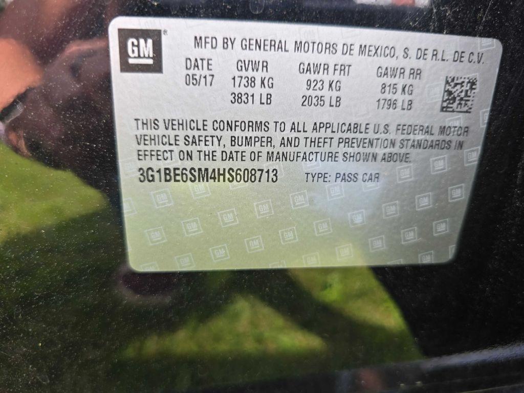 Chevrolet Cruze LT Auto Hatchback 2017