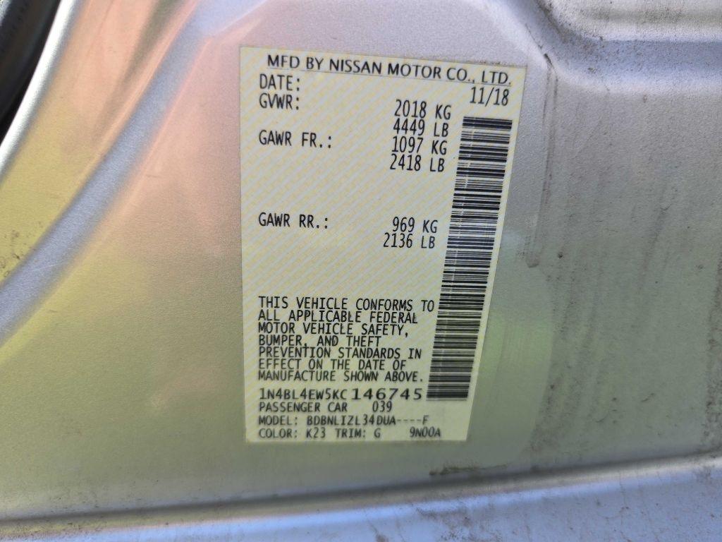 Nissan Altima 2.5 SL AWD 2019