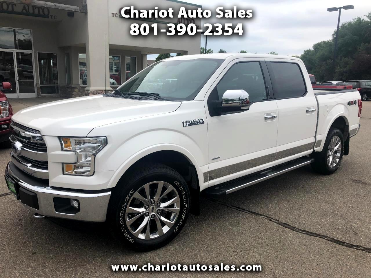 Used 2016 Ford F 150 Lariat Supercrew 5 5 Ft Bed 4wd For