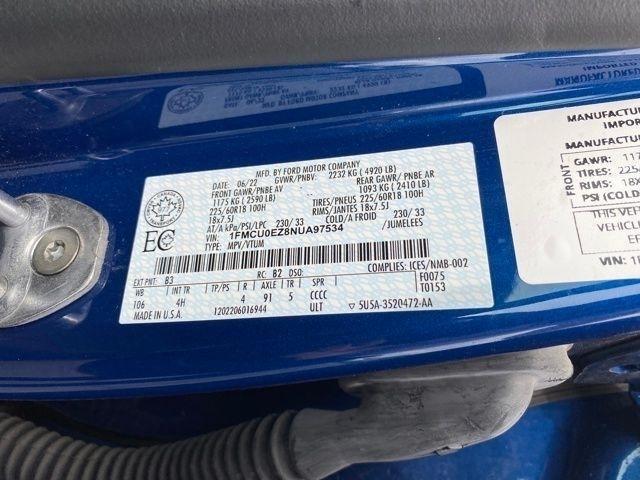 Ford Escape Plug-in Hybrid SE 2022