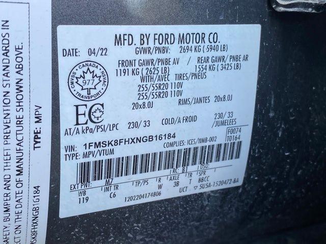 Ford Explorer Limited AWD 2022