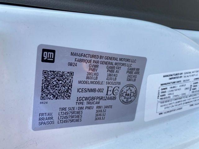 Chevrolet Express 2500 Cargo Extended 2024