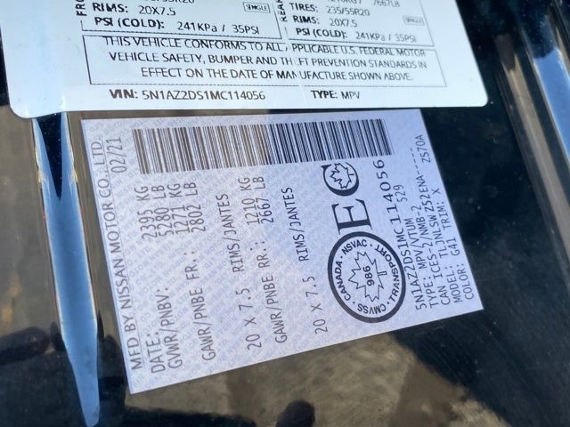 Nissan Murano Platinum AWD 2021