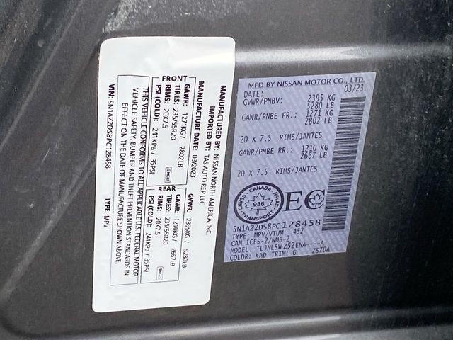 Nissan Murano Platinum AWD 2023