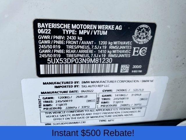 BMW X3 sDrive30i 2022