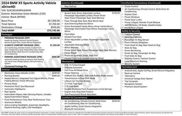 BMW X5 xDrive40i 2024