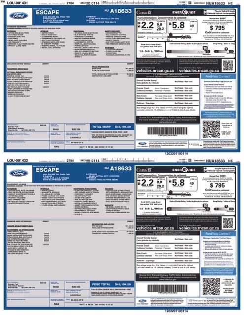 Ford Escape Plug-in Hybrid SEL 2022
