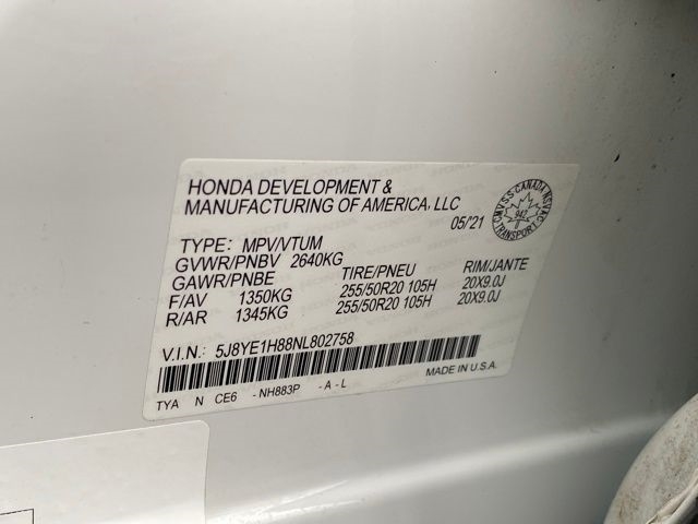 Acura MDX SH-AWD w/Advance Package 2022