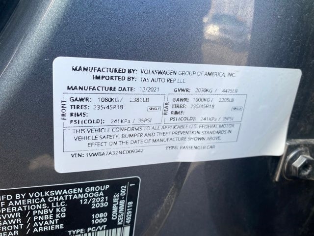 Volkswagen Passat Highline 2022